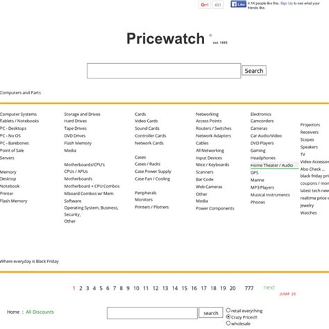 what happened to pricewatch website